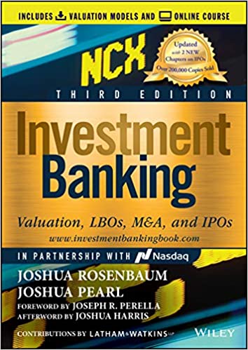 Investment Banking: Valuation, LBOs, M&A, and IPOs (3rd Edition) - Epub + Converted pdf